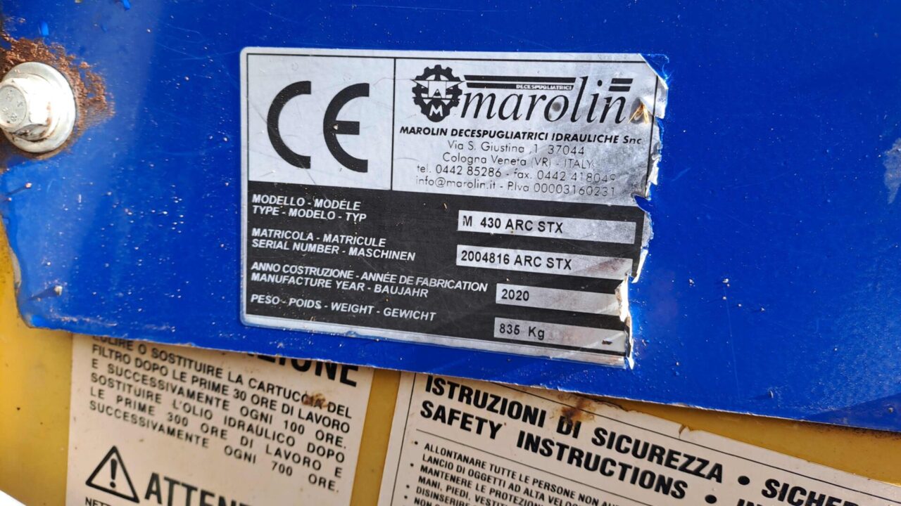 Epareuse Marolin M 430 ARC STX © Ets Bousquié